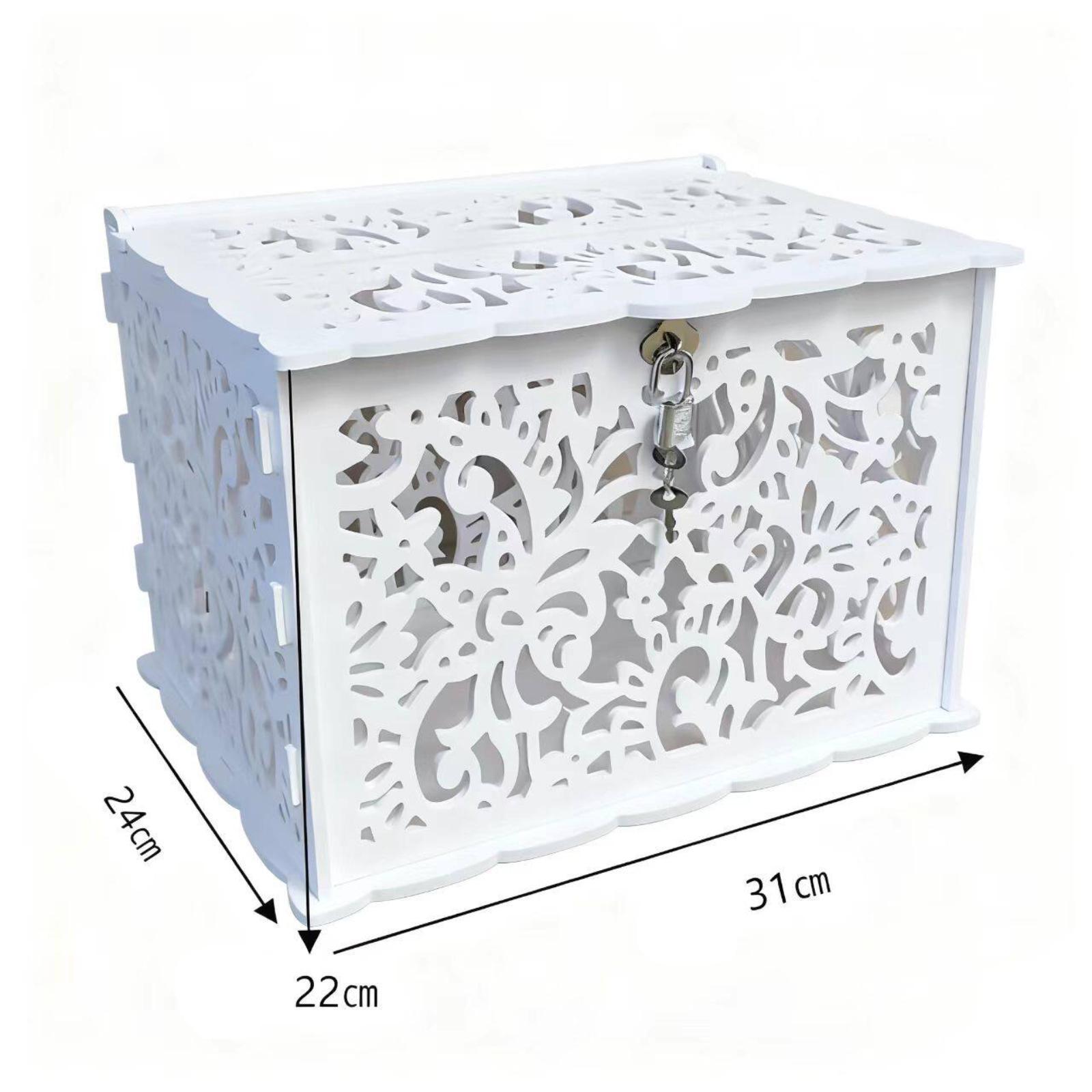 Wedding Card Box - Wielorazowa akrylowa skrzynka na kartki ślubne