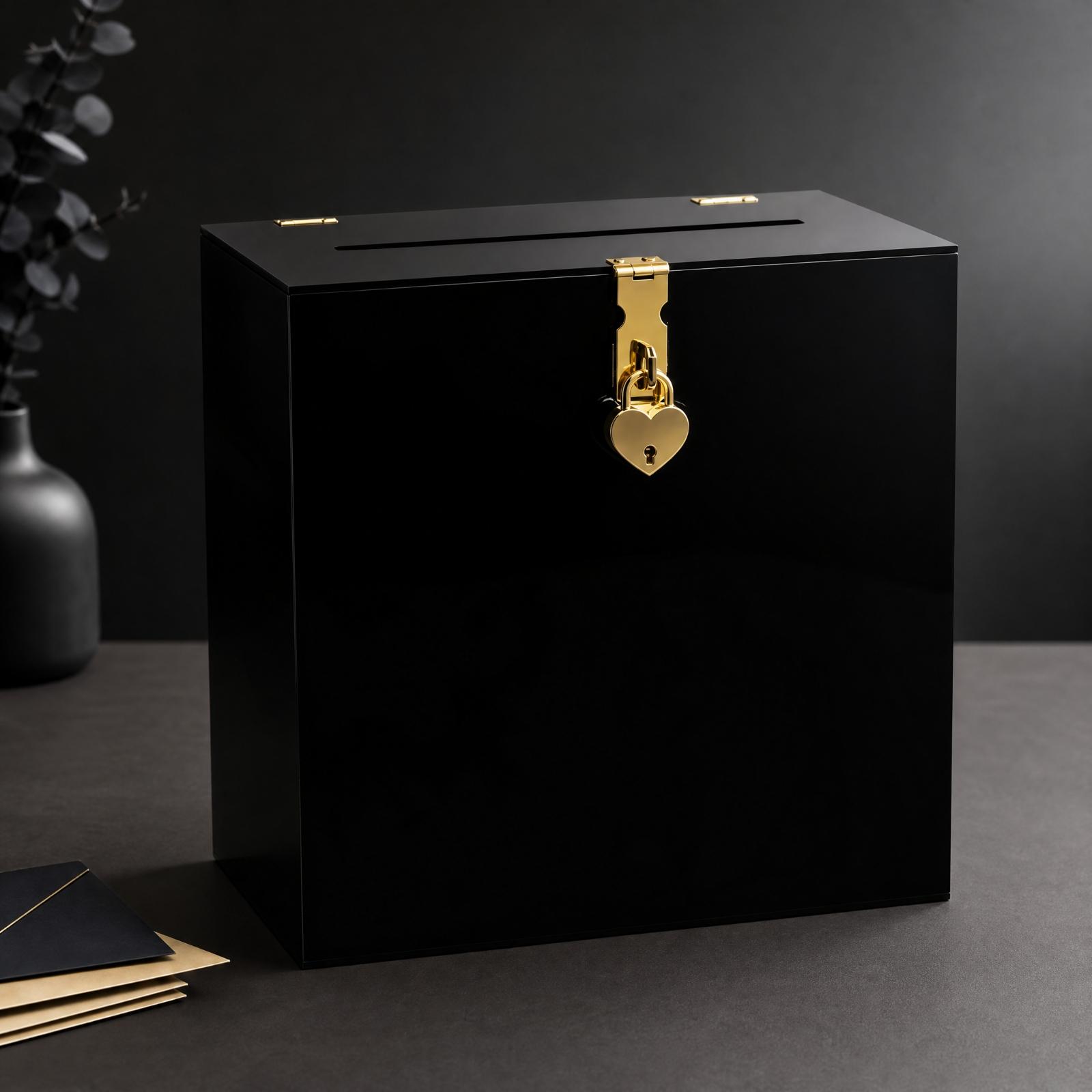 Przezroczyste akrylowe pudełko – Wedding Card Box recenzja i cena