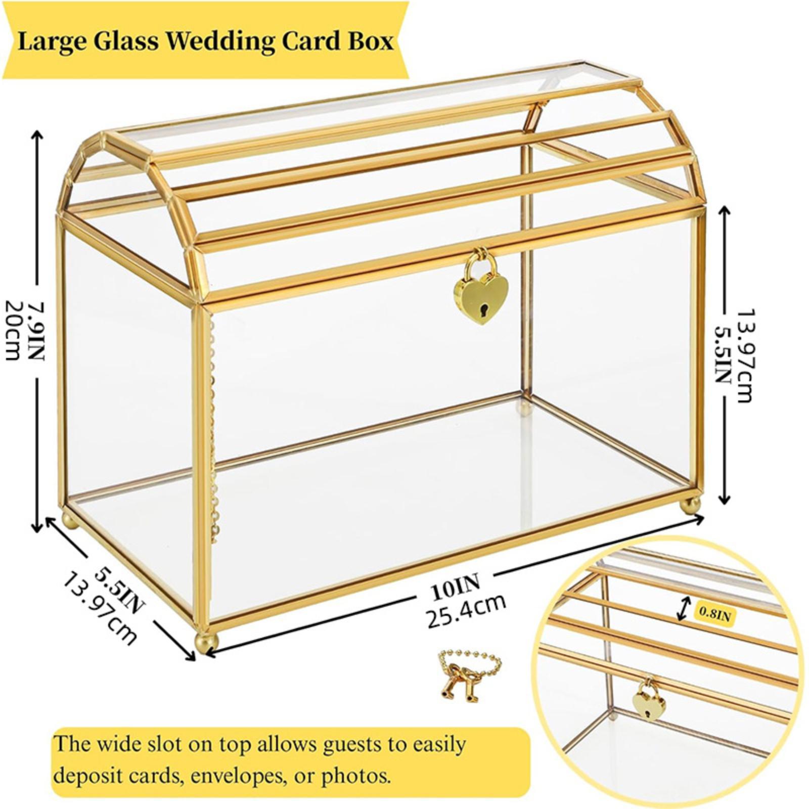 Szklane pudełko na kartki ślub – Wedding Card Box recenzja i cena