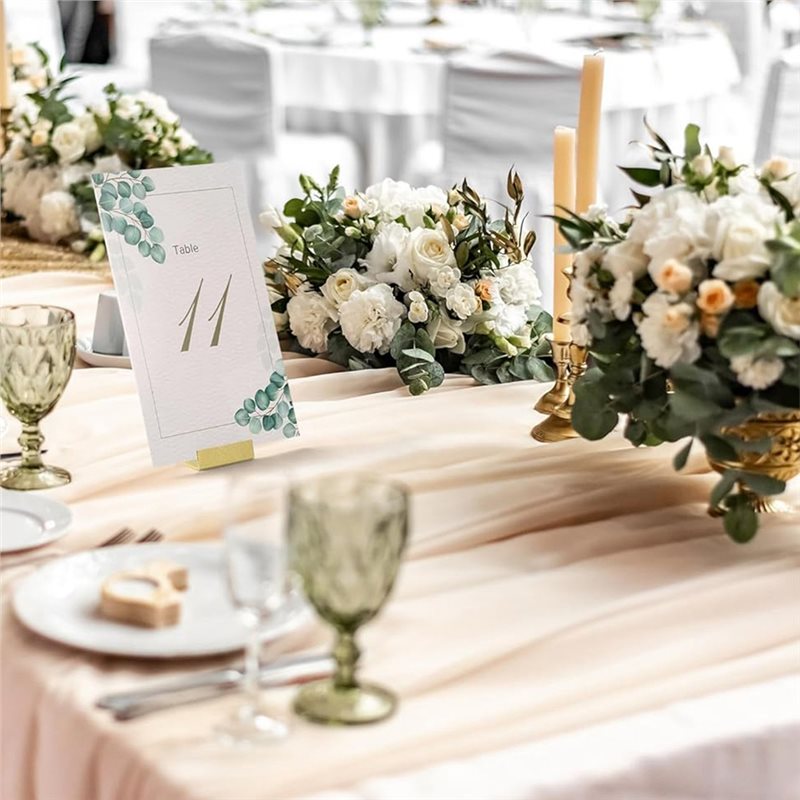 Złote uchwyty na numery stołów – Table Number Gold recenzja i cena