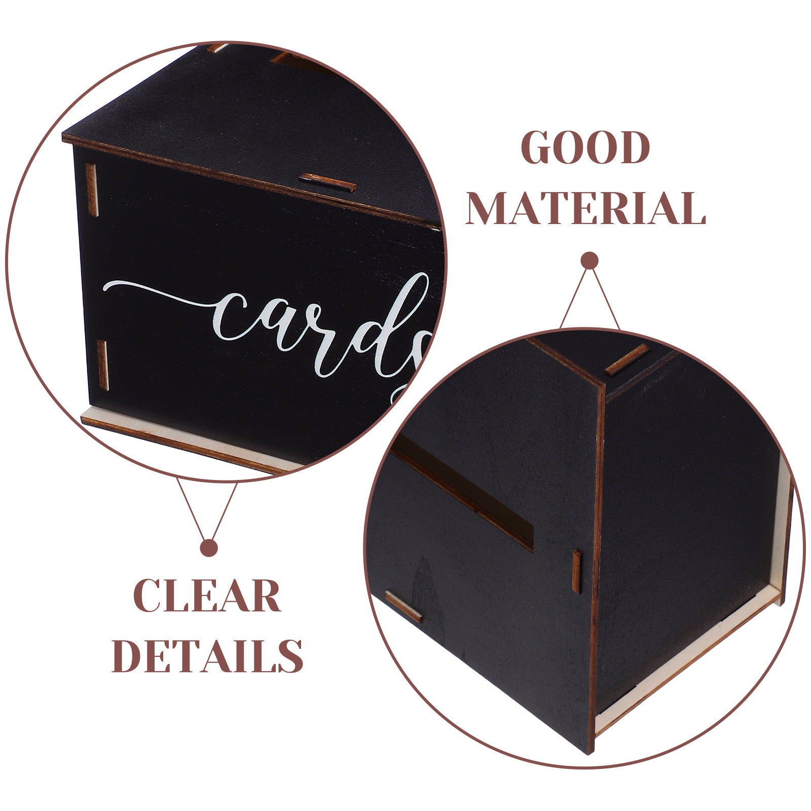 Drewniany pojemnik na kartki ś – Wedding Card Box recenzja i cena