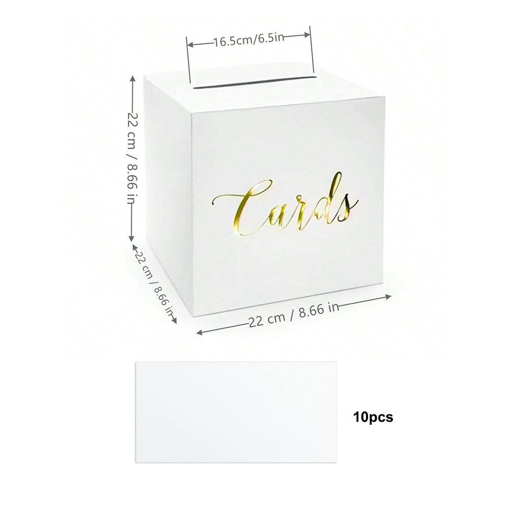 Pudełka na karty weselne, biał – Wedding Card Box recenzja i cena