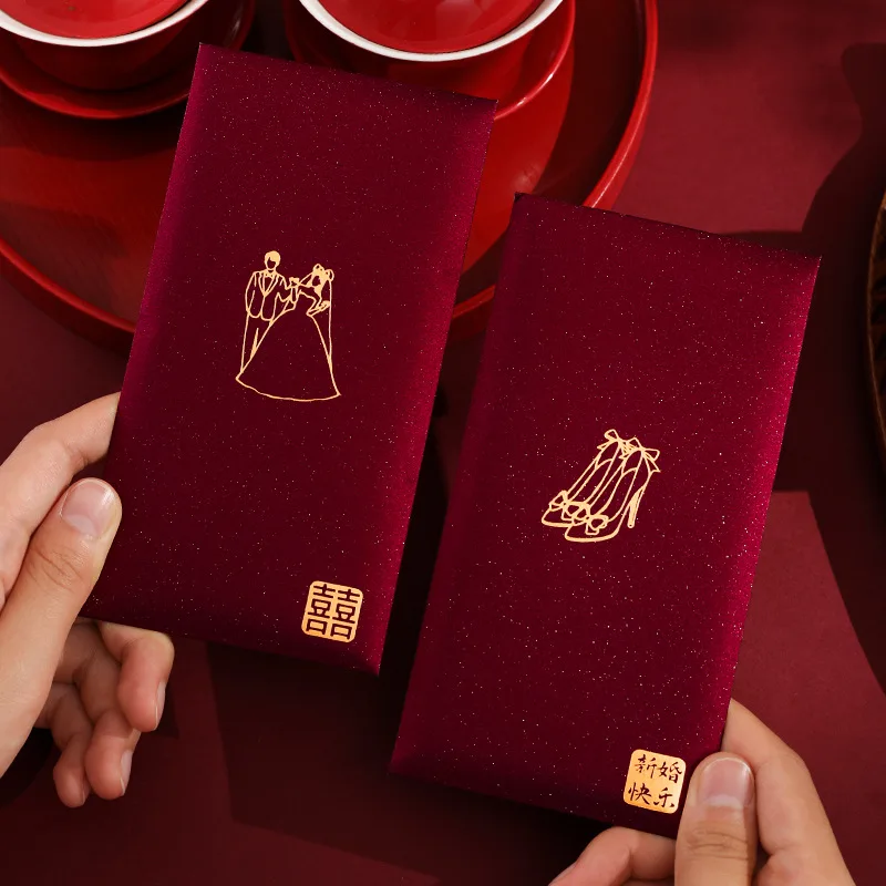 6 sztuk / opakowanie Chińskie  – Wedding Envelopes recenzja i cena