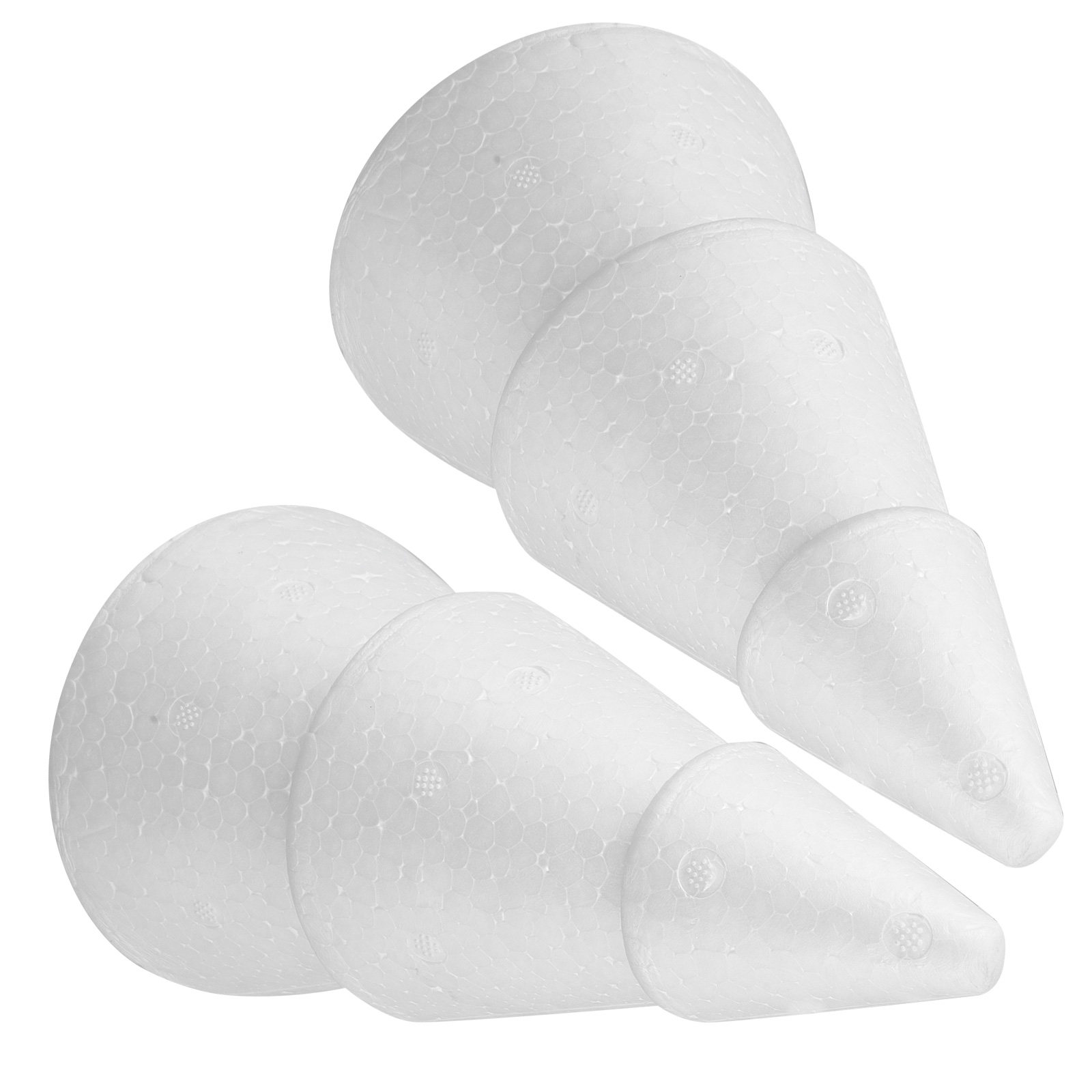 2 szt. Stożek z pianki polisty – Wedding Decor Supply Store recenzja i cena